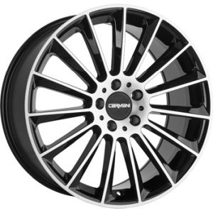 Carmani 17 Fritz black polish Wheel 10,5x21 - 21 inch 5x130 bold circle