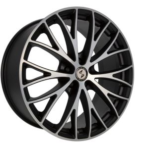 Etabeta Piuma Black matt full pol. Wheel 9,5x22 - 22 inch 5x112 bold circle