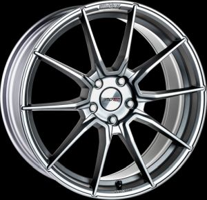 MoTec Ultralight Light Grey Wheel 8x18 - 18 inch 5x130 bolt circle