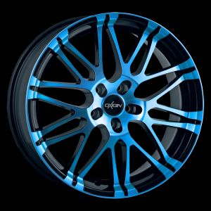 Oxigin 14 Oxrock light blue polish Wheel 8,5x19 - 19 inch 5x112 bold circle
