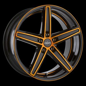 Oxigin 18 Concave orange polish Wheel 9x21 - 21 inch 5x108 bold circle