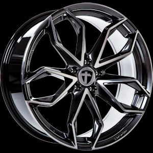 Tomason TN22 Dark Hyper black polished Wheel 8x18 - 18 inch 5x100 bold circle