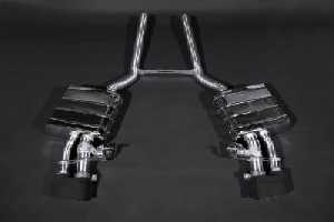 Capristo stainless steel exhaust system, valve system control via the on-board Audi control system fits for Audi RS4 B7