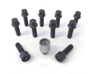 H&R Round-head movable screws R14 M14x1,5 x 54 black
