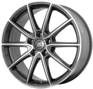 RC RC32 Himalaya Grey full polished (HGVP) Wheel 6,5x16 - 16 inch 5x115 bolt circle
