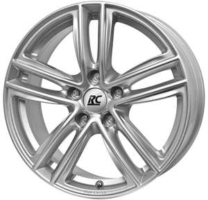 RC 27 silver Wheel 6x15 - 15 inch 5x100 bolt circle