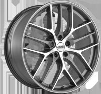 BBS CC-R graphite diamondcut Wheel 9,5x19 - 19 inch 5x120 bolt circle