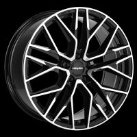 Carmani 20 Ludwig black polish Wheel 11x22 - 22 inch 5x120 bold circle