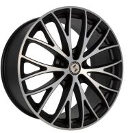 Etabeta Piuma Black matt full pol. Wheel 9,5x22 - 22 inch 5x112 bold circle