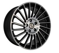 Etabeta Venti-R Black matt full pol. Wheel 9x21 - 21 inch 5x120 bold circle