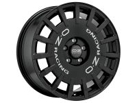 OZ RALLY RACING GLOSS BLACK+SIL.LET. Wheel 8x18 - 18 inch 5x108 bold circle