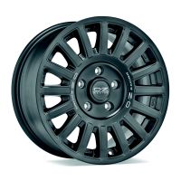 OZ RALLY RAID MATT BLACK+SILVER LETTERING Wheel 8x17 - 17 inch 6x114,3 bold circle