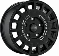 OZ RALLY RACING MATT BLACK+SIL.LETT. Wheel 7,5x18 - 18 inch 5x160 bold circle