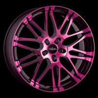 Oxigin 14 Oxrock pink polish Wheel 10x22 - 22 inch 5x112 bold circle