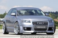 Frontbumper rieger tuning fits for Audi A3 8P