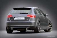 Rear apron without rear muffler caractere fits for Audi A3 8P Sportback