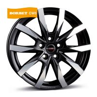 Borbet CW 5 black polished matt Wheel 7,5x18 inch 5x112 bolt circle