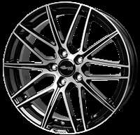 Brock B34 black shiny Wheel - 7.5x17 - 5x105