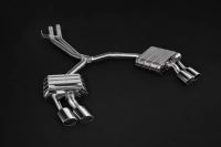 Capristo Muffler with middle silencer spare pipes fits for Audi S4 B9