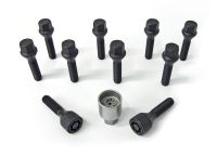 H&R Taper-head screw 60° M14x1,5 x 28 black