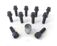H&R Round-head screws R14 M14x1,5 x 60 black