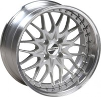 Kerscher KCS 3-tlg. silver polished Wheel 10,5x17 - 17 inch 5x112 bold circle