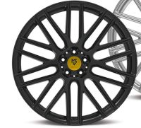 MB Design KV4 black shiney Wheel 10x22 - 22 inch 5x120 bolt circle