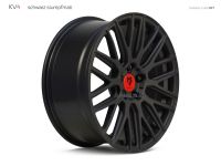 MB Design KV4 black mat powdercoating Wheel 8,5x19 - 19 inch 5x108 bolt circle