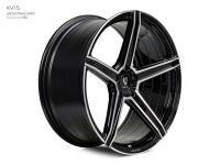 MB Design KV1S DC black shiney polished Wheel 10,5x21 - 21 inch 5x120 bolt circle