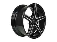 MB Design KV1 black shiny polished Wheel 9x20 - 20 inch 5x110 bolt circle