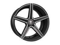 MB Design KV1 black mat polished Wheel 10.5x20 - 20 inch 5x112 bolt circle