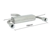 Ragazzon Stainless steel rear sil .. fits for Audi A3 (typ 8P) 2003>>2013