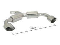 Ragazzon Stainless steel rear sil .. fits for Volkswagen Scirocco(13)