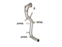 Ragazzon Stainless steel cat repl .. fits for Fiat 500 (typ312) 2007>>