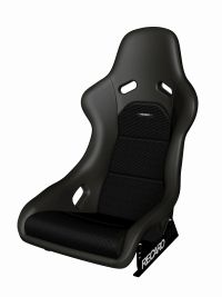 RECARO Classic Pole Position leather Würfelcord Leather black cube cord standard equipment + seat shell made of glass fiber reinforced plastic (GRP) + weight approx. 7.0 kg (without adapter and console) + ABE parts certificate * + belt feed-through for 4-