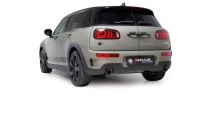 Remus GPF-back-system consisting of connection tube and sport exhaust centered for L/R system (without tail pipes)incl. EC type approvalOriginal tube Ø 65 mm - REMUS tube Ø 70 mm fits for Mini Cooper S Clubman 2.0l 141kW (B48A20F, mit OPF)