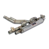 Supersprint Rear sport muffler  with valve right - left fits for BENTLEY BENTAYGA Speed 6.0L W12 Bi-Turbo (635 PS) 2019 -> (mit klappe)