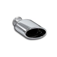 Supersprint Oval endpipe 145x95 fits for AUDI A3 8P 1.6 TDi (90/105 Hp) 09 -13
