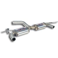 Supersprint Rear exhaust -Racing- right - left fits for AUDI A3 8P 1.8 TFSi (160 Hp) 08 -13