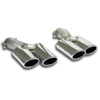 Supersprint Endpipe kit Right - Left 90x70 fits for MERCEDES W212 E 350 CDI V6 (Berlina + S.W.) (211 - 265 Hp) 2009 - 2013