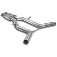 Supersprint Centre exhaust Right - Left fits for MERCEDES W212 E 350 V6 (Berlina + S.W.) (272 Hp) 2009 - 2013