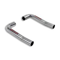 Supersprint connecting pipe set right+ left fits for AUDI Q7 4.2 TDI V8 (326 Hp) 07 -> 09