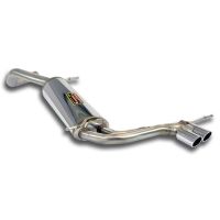 Supersprint Rear exhaust central exit OO80 - (Replaces OEM end tips) fits for SEAT IBIZA CUPRA R210 1.4 TSI (210 Hp) 2011 -