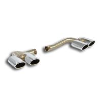 Supersprint Endpipe kit 4 exit ov. 90x70 Right + ov. 90x70 Left (for stock diffuser)  fits for MERCEDES W176 A 220 d (2.143cc diesel 177 Hp) 2016 ->