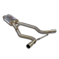 Supersprint Centre exhaust Right - Left  fits for MERCEDES C205 C 200 (1.5i Turbo 184 PS) 04/2018 ->