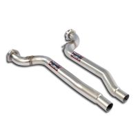 Supersprint front pipe right + left (for orignial pre muffler sport  replacement) fits for AUDI A7 SPORTBACK QUATTRO 2.8 FSI V6 (204 PS) 10 -> 14 (Anlage ab Kat.)