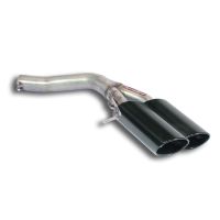 Supersprint Rear pipe Right 100x75 Black fits for AUDI A6 C7 4G Quattro 3.0 TDI V6 (320 - 326 PS) 2015 -