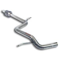 Supersprint Centre pipe with Metallic catalytic converter fits for AUDI A3 8V Cabrio 1.6 TDI (105 PS) 2012 -> 2014
