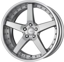 Work Wheels Gnosis GR203 silver Wheel 9.5x20 - 20 inch 5x120,65 bold circle